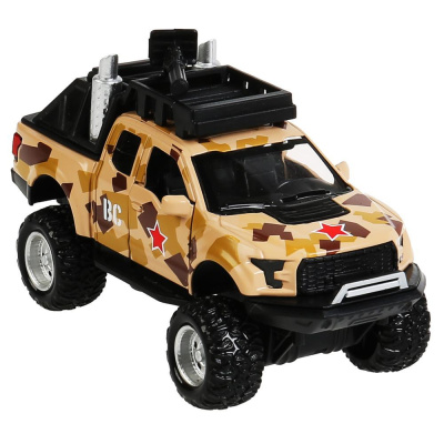 Инерционная машинка Военный пикап Технопарк FY708-13SLMIL-BN 01